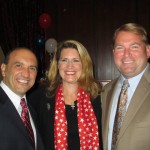 Freeholders Tom Arnone and Serena DiMaso with Sheriff Shaun Golden