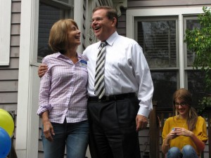 State Sen Barbara Buono and US Sen Bob Mendendez. Photo: Barbara Buono/facebook