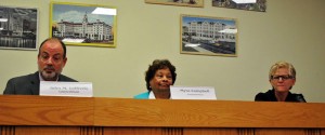 John Lofreddo, left, Myra Campbell, center and Susan Henderson. AsburyParkSun.com photo