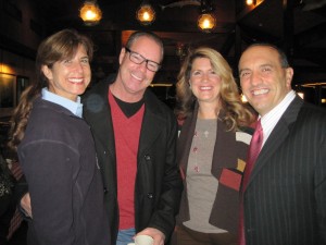 Sen Jennifer Beck, her husband Dan Shields and Freeholders Serena DiMaso and Tom Arnone @ Highlands Mayor Frank Nolan's Rally @Bahr's Landing. November 3.