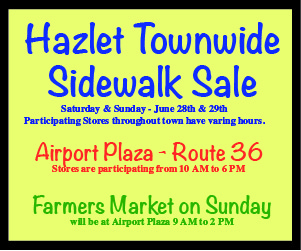 Hazlet sidewalk sale