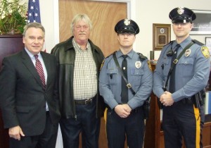 Congressman Chris Smith, Richard Walker Jr, Ocean Twp Ptlman Steven Walker and Ptlman Chris Stenger