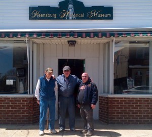 Keansburg Historian Doug Foulks, KHS President Ed Balyk and Councilman Arite Boden