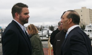 Belmar Mayor Matt Doherty, left, is preparing to face off with Freeholder Director Tom Arnone, right, in the November election.