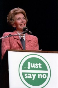 5/13/1987 Nancy Reagan speaking at a "Just Say No" Rally in Los Angeles California