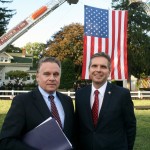 Congressman Chris Smith and Middletown Mayor Gerry Scharfenberger