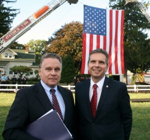 Congressman Chris Smith and Middletown Mayor Gerry Scharfenberger