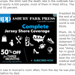 Even the Asbury Park Press Advertises on MoreMonmouthMusings!