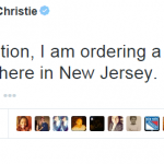 Christie Declares Emergency