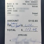 Spurned Belmar waitress’ ‘LOL’ receipt goes viral