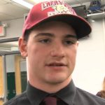 Ryan Dickens of Hazlet signs with Lafayette