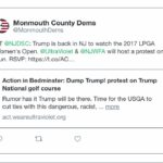 Monmouth Democrats Encourage Trump Protest At U.S. Women’s Open