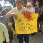 Monmouth Dems Protest Hot Mess Chicken Emoji, Remain Silent On Hateful Rhetoric Of Their Supporters