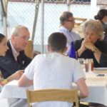 Murphy and Bon Jovi Dine Outdoors in Red Bank