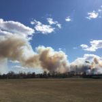 Large brush fire closes portion of GSP in Ocean County